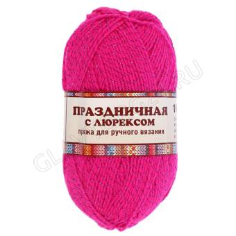 Пряжа "Праздничная" 48% кашмилон (ПАН), 48% акрил, 4% метанит 160м/50гр (224 неон)   2994555