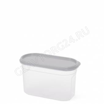 Емкость для сыпучих продуктов "Космо" 2,7л серый м8602