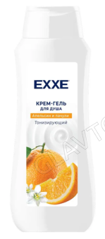 EXXE крем-гель для душа 400 мл Тонизирующий "Апельсин и пачули"/6