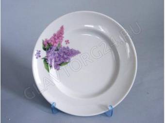 Тарелка мелкая 170 мм Сирень Идиллия/20