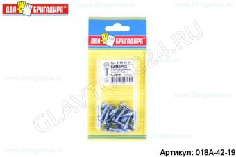 Саморез с пресшайбой, со сверлом цинк 4,2*19 (25шт)