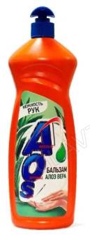 АОС д/посуды 900мл/12шт бальзам алое вера