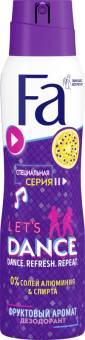 ФА део.спрей 150мл/12шт.Let`s Dance