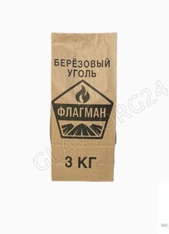 Уголь березовый (3 кг) Флагман