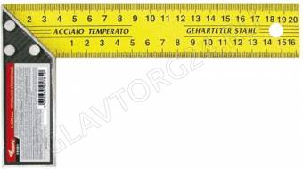 Угольник столярный желтый 300 мм