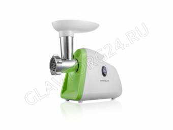 Мясорубка ERGOLUX ELX-MG01-C34 1800Вт с насадками реверс бело-салатовый