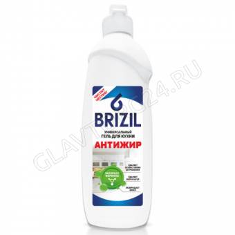 BRIZIL Гель Антижир д/кухни 500мл. универсальный флип-топ