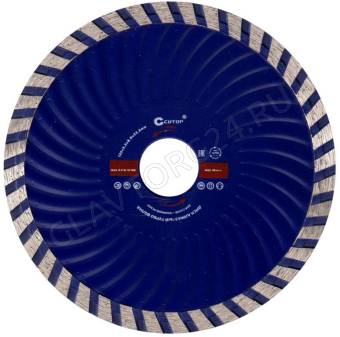 Диск алмазный отрезной турбо волна CUTOP 125x2.3x8.0x22.2мм/62-12523