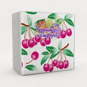 Салфетки бум. 50шт с рис./60шт Вишня Омск