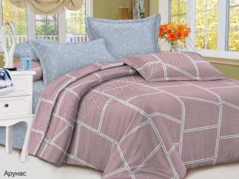 КПБ Семейный Satin collection Микросатин АРУНАС 2Под143*215+Пр220*240+2Нав(70*70)