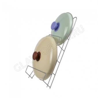 Подставка д/крышек хром  (23*7*42 см) АЛТ 108С /16