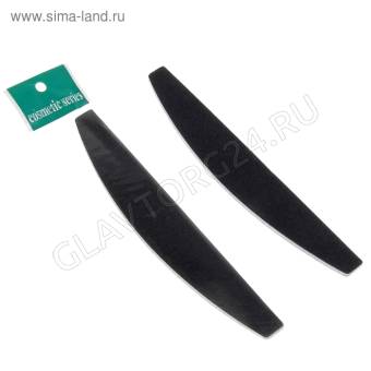 Пилка-наждак полуовальная чёрная абразивность 100/180 грит.
