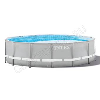 INTEX Бассейн каркасный призматический (фильтр-насос) 3,05мх76см , 26702 РАСПРОДАЖА