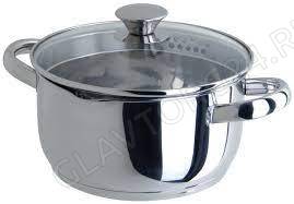 93-CU-04 Кастрюля со стекл. кр. с носиком 3,3л, 20х10,5см  Linea CUCINA