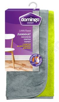 ДОМИНГО салфетка 50*60 из микрофибры для пола ЛАМИ/10   МФ016 