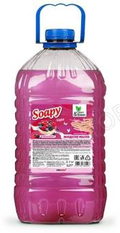 Жидкое мыло "Soapy" light 5л эконом "Ягодный десерт" Clean&Green /2