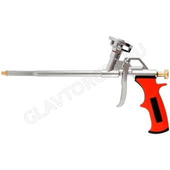 Пистолет для монтажной пены,алюм.корпус , прорезин.ручка