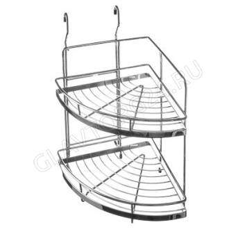 Полка угловая двойная 25x23x43см CWJ201F WELLMAX арт. 481-029