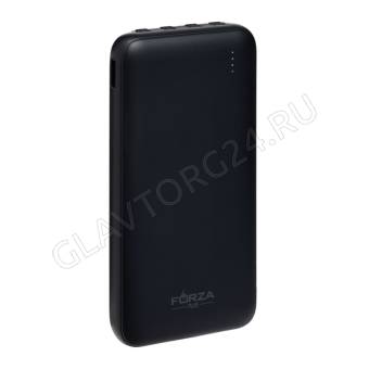 Аккумулятор мобильный BY 10000мАч 2разъема USB 2А черный 