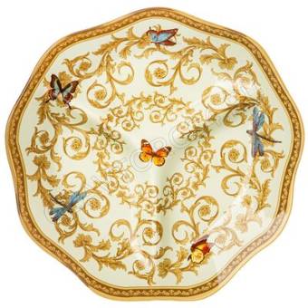 МЕНАЖНИЦА 24СМ "MONOGRAM" КРУГЛАЯ СТЕКЛО/36 арт. 198-317