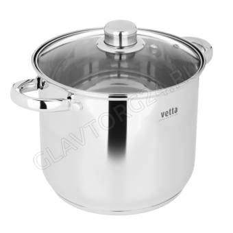 VETTA Орландо Кастрюля 20х17см, 5,0л, со стекл. крышкой, индукция