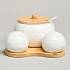 НАБОР Д/СПЕЦИЙ LEFARD "MUSE" 3 ПР. НА ДЕР.ПОДСТАВКЕ 15,5*15,5*10СМ/12 арт. 587-213 — фото