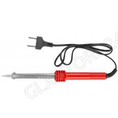 Паяльник 220 В, пластиковая ручка, конусное латунное жало, 55 Вт