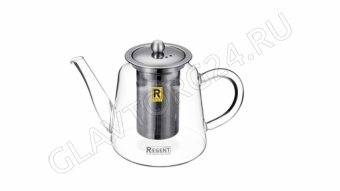Чайник Regent 700мл заварочный с фильтр-ситечком Linea Franco арт. 93-FR-TEA-09-700 