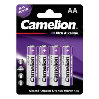 Camelion Ultra BL-4 LR6 (LR6-BP4UT, батарейка 1.5В)