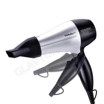 Фен CENTEK CT-2258 1200Вт серебристо-черный 