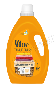 VILOR ЖС для стирки изделий из цветных тканей 1500г/6 арт. 26726