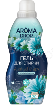 AROMA DROP гель для стирки 2в1 Aromatherapy Свежесть лотоса, 1000 г/6