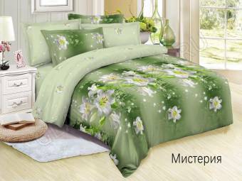 КПБ 1,5сп FELICITA Микросатин Мистерия Под143*215+Пр145*215+2Нав(70*70)
