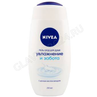 Нивея гель д/душа жен.250мл/6шт/24шт увлажнение и забота