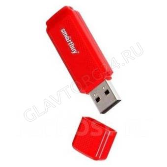 Модуль памяти 8Gb USB 2.0 SmartBuy Dock красный