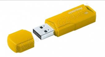 Модуль памяти 64Gb USB 2.0 SmartBuy Clue желтый