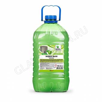 Жидкое мыло "Soapy" light 5л эконом "яблоко" Clean&Green /2