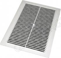 Вентиляционная решетка, пластиковая, 194*194мм с сеткой/75031