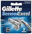 картинка Gillette Sensor Excel Кассеты мужские 5шт (дубль) от компании ГлавТорг Красноярск