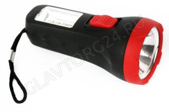 Фонарик Ultraflash LED16014  (черный, 1 + 4SMD LED, 2 реж, 1XR6, пласт, блист-пакет)