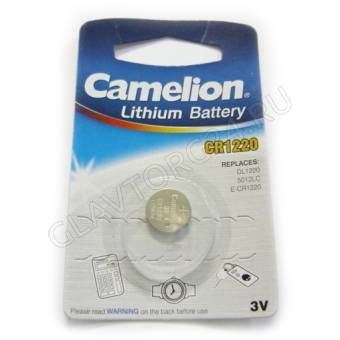 Camelion CR-1220-1бл/100литиевые дисковые - батарейка