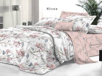 КПБ 1,5сп De Luxe Сатин Юлия Под143*215+Пр150*215+2Нав(70*70)