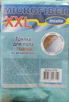 тряпка из микрофибры для пола 75*80см XXL СЕРАЯ Антелла