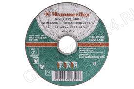 Круг отрезной Hammer Flex 232-030 по мет. и нерж. A 54 S BF / 115 x 1.2 x 22,23 (SKIN упак. 5 шт.)