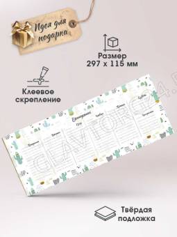 Планинг 55л КАКТУСЫ арт.49000/24