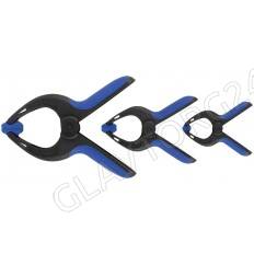 Набор быстрозажимных струбцин нейлоновых 75x40 мм, 100x50 мм, 150x80 мм