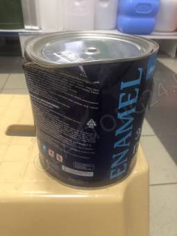 Грунт-эмаль по ржавчине 3в1 "ПРОСТОКРАШЕНО!" шоколадная 2.7 кг ( замята,залита )