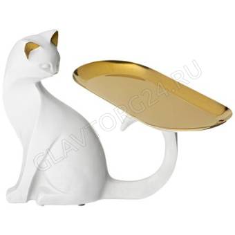 ПОДСТАВКА ДЕКОРАТИВНАЯ ДЛЯ МЕЛОЧЕЙ "КОШКА"18,5*7*18,5СМ/12 арт. 146-1800
