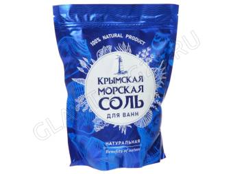Крымская морская соль для ванн Натуральная 1100 г.