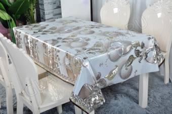 Клеенка HOZBAT Элегия голд на ткани 1,37*20м BTRA-81269C-3-S silver 